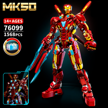 Конструктор Залізна Людина Iron Man Marvel 1568 деталей сумісний з Лего 1000222 фото