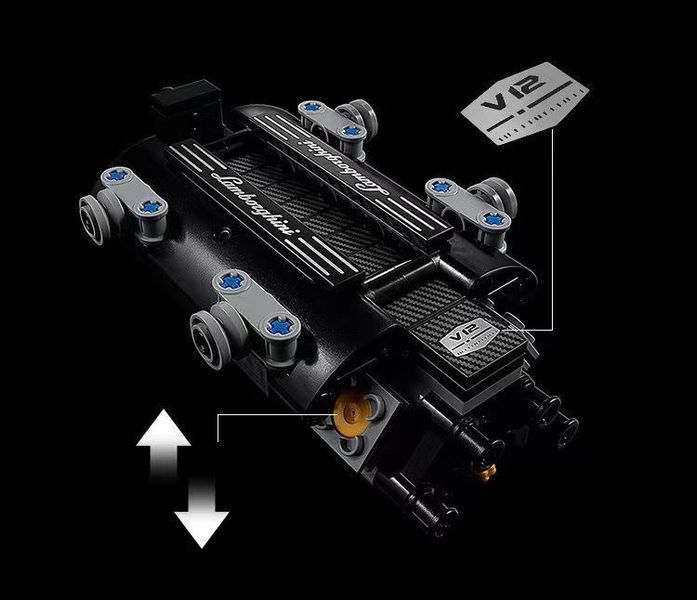 Конструктор машинка Technic Lamborghini Sian FKP 37 3696 деталей 1000187 фото