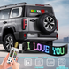 Гибкий автомобильный LED-экран 120x595 мм (16x96 px) с Bluetooth-управлением и пультом ДУ 1000244 фото 6